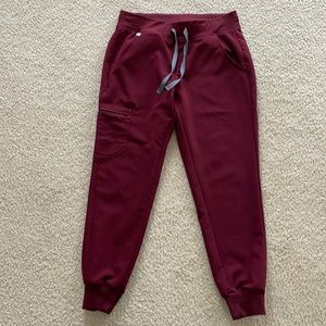 Figs Zamora jogger scrub pants, size petite small,
